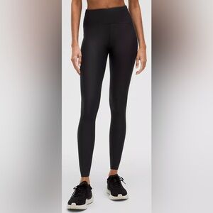 Lululemon SenseKnit Running High-Rise Tight 28", Black, sz 6